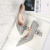BS136 Elegant Glitter Bridal Heels ( 5 Colors )