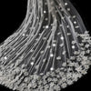 BV146 Luxury 3D floral sequin Cathedral Bridal veils