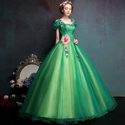 CG206 Green Classic Green Sweet 16 Dresses