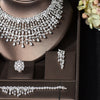 BJ514 : 5pcs Luxurious Diamond Bridal Jewelry sets