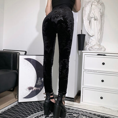 TP76 Gothic Style skinny Pants For Women