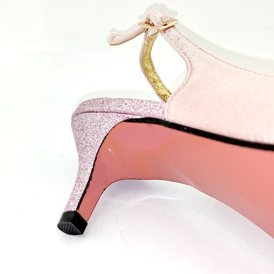 BS169 Butterfly diamond knot Bridal Heels+ Clutch Bags ( 7 Colors )