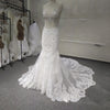 HW400 Real Pictures sexy beading mermaid wedding dress