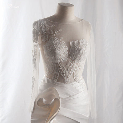 HW526 Real pictures mermaid  Wedding Gown