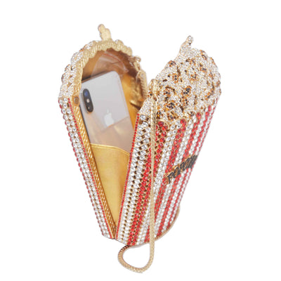 CB271 Luxury diamond popcorn design Evening Clutch Bags (14 colors )