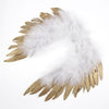 PH29 : 2pcs/set Newborn Photography prop Angel wing+ leaves headband