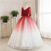 CG293 Shiny Prom Ball Gowns (Black/Red)