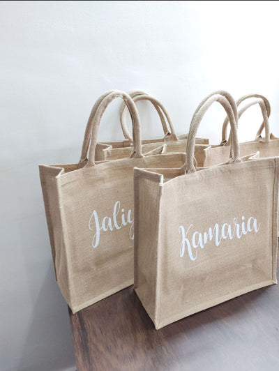 DIY481 Personalized Burlap bags Gift for Wedding & Event