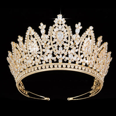 BJ439 Princess big diamond crown