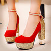 BS161 Classic Glitter Bridal Shoes ( 7 Colors )