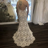 CW717 Real sample picture Spaghetti Strap Lace Mermaid Wedding dress