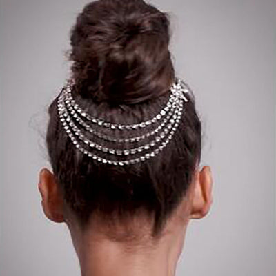 BJ357 Star diamonds tassel Wedding Hair Jewelry
