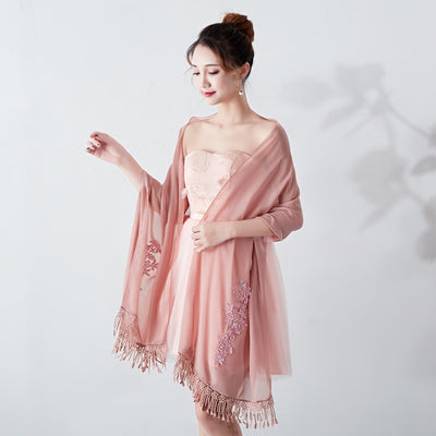 WJ48 Bridal shawls ( 12 Colors )