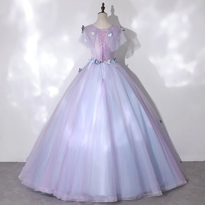 CG216 Butterfly Embroidery ball Gowns