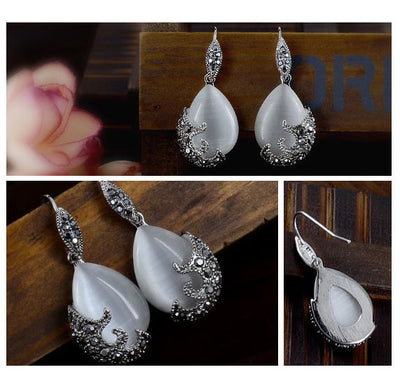 BJ400 Water Drop design Jewelry sets (Necklace/Earrings)