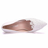 BS173 Simple White Bridal shoes