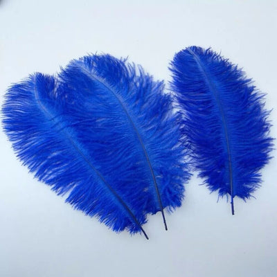 DIY446 Royal Blue Ostrich Feathers For Wedding Decorations