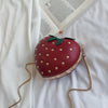 CB287 Strawberry Design Crossbody Bags (Red/White)