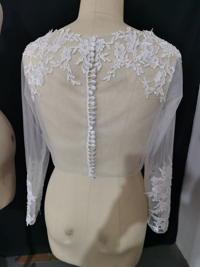 WJ71 long sleeve Bridal Jackets ( 3 Colors )
