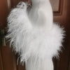 TJ88 : 100% natural ostrich fur sweetheart strapless tops( 11 Colors)