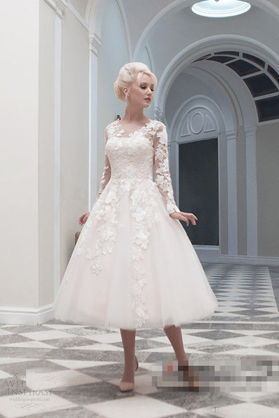 SS177 Full sleeve lace Wedding dress