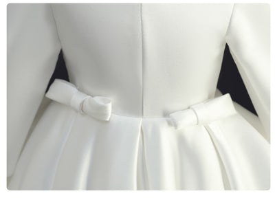 FG445 Long sleeve Baptism dress
