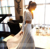 CW732 : 2pcs Simple Wedding Dress
