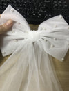 BV77 Cuties Pearls Bow Bridal Veil