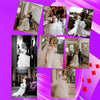 CW421 Satin Mermaid Wedding Dresses With Detachable Skirt