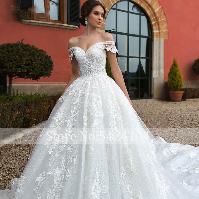 HW266 Luxury sweetheart beaded Wedding Gown - Nirvanafourteen