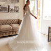 HW274 Real Photo High quality Long sleeves A-line Bridal Gown