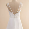 CW440 Spaghetti Straps Boho Wedding Gown