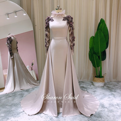 LG500 Real pictures Elegant Muslim Evening Gowns ( 5 Colors )