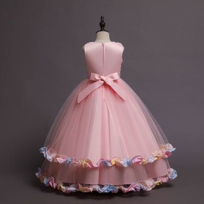 FG442 Princess dress for girls ( 3 Colors )