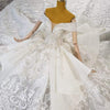 HW300 Off the shoulder sequin Wedding gown with Shawl