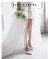 BS184 Elegant Bridal shoes ( creamy-white/red )