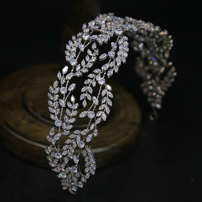 BJ429 Diamond Bridal Hair Headbands