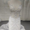 HW400 Real Pictures sexy beading mermaid wedding dress
