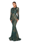 LG571 : 2 styles sequin Prom dresses with detachable skirt ( 4 Colors)