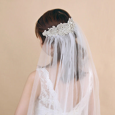 BV65 Rhinestone Wedding Veils