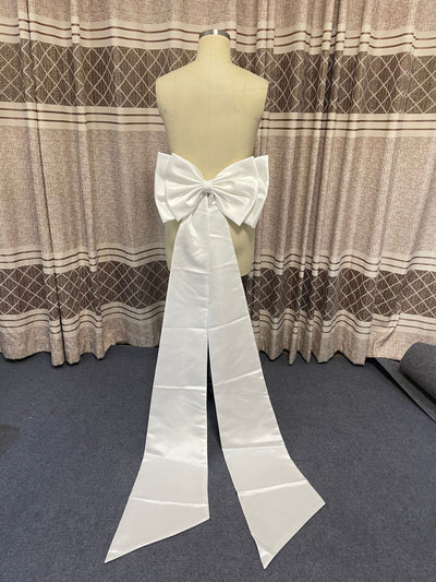 BV142 Removable Wedding belt Satin bow Knot