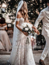 CW553 Off the shoulder Bohemian Bridal dress