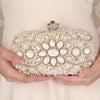 CB349 Rhinestone Pearl Party clutch Purses ( 3 Colors )