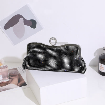 CB280 : Classic full diamond Evening Clutch Purses ( 3 Colors )
