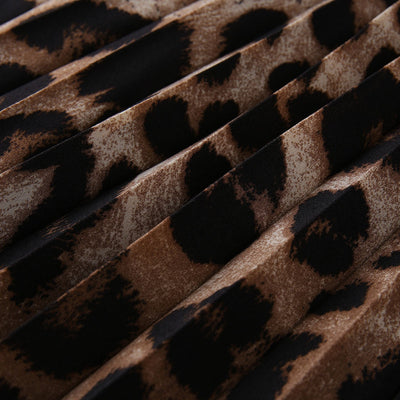 CK91 Leopard Print Elasticated High Waist Skirt