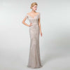 LG52 Real Pictures Luxury Tassel Beading Evening Dress