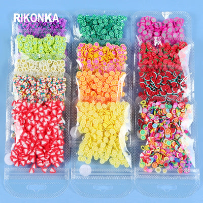 BC63 : 38 designs 3d fruit Nail art decoration