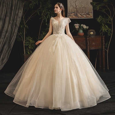 CW408 Shiny Wedding Dresses