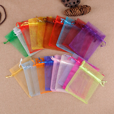 DIY111 :50pcs/lot Organza Fabric Bags for Party & Wedding Gift Bags