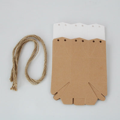 DIY297 : 50pcs/lot Kraft Paper Rustic wedding gift boxes